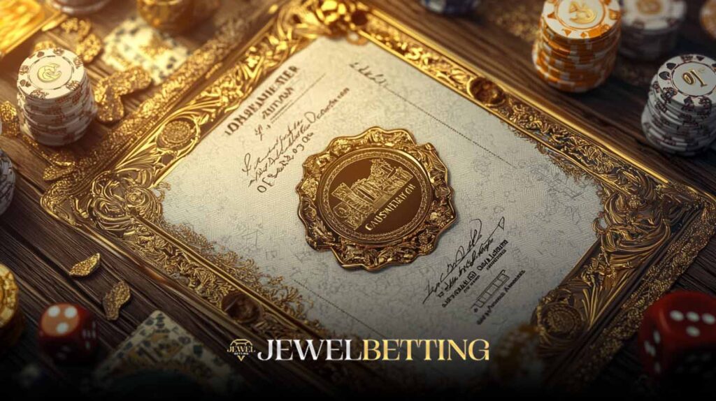 JewelBetting lisans bilgileri