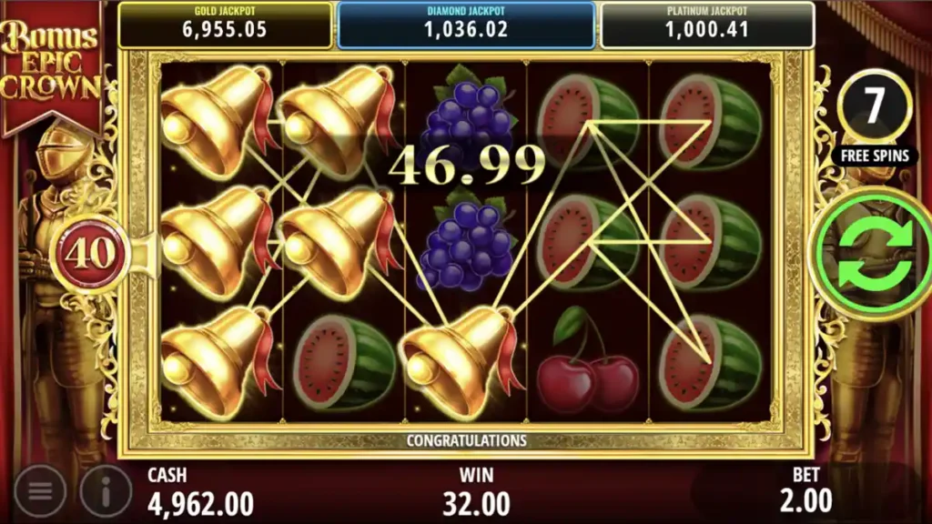Jewelbetting Epic Crown Oyunu